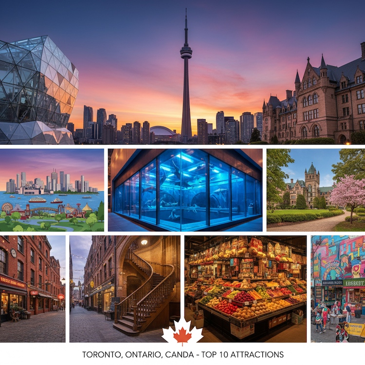 Top 10 Toronto Attractions - Ontario, Canada